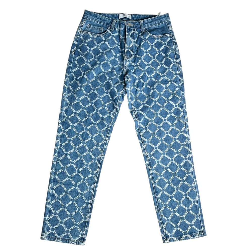 Redial Premium Denim Collection Savage Print Jeans EUR 36 SIZE 6 IN USA